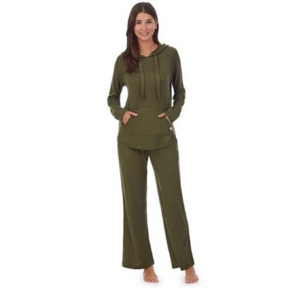 Koolaburra by UGG Hoodie and Wide Leg Set in Olive Night Size XL